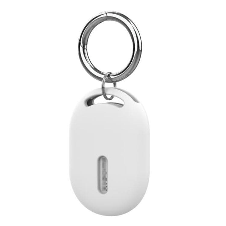 Silikoneetui med nøglering til Xiaomi Tag Tracker – Hvid / Beskyttende tracker-etui