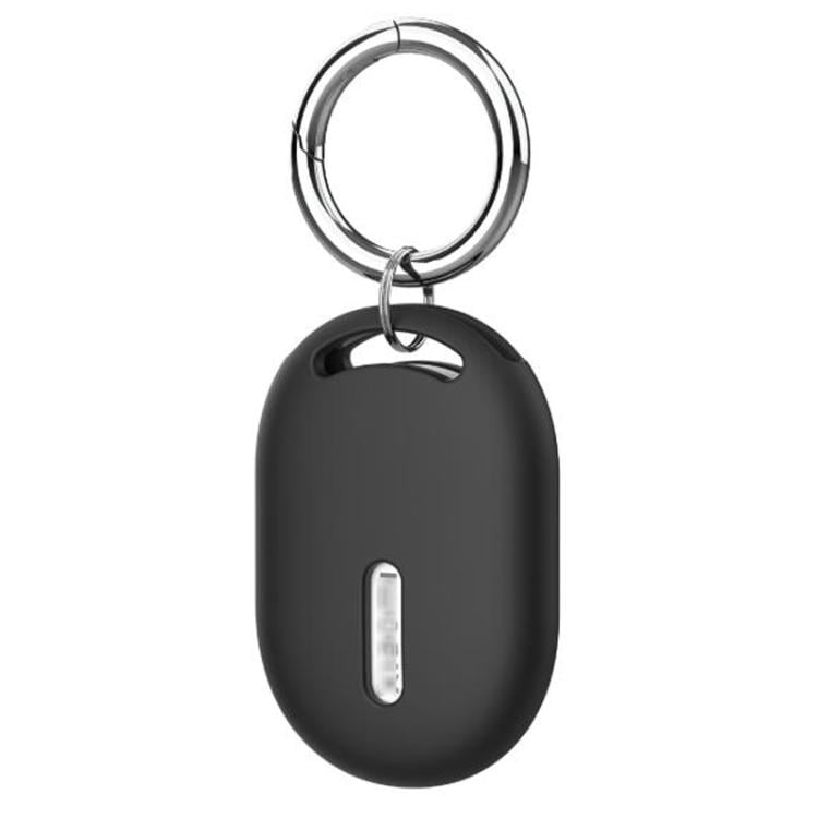 Silikoneetui med nøglering til Xiaomi Tag Tracker – Svart / Beskyttende tracker-etui
