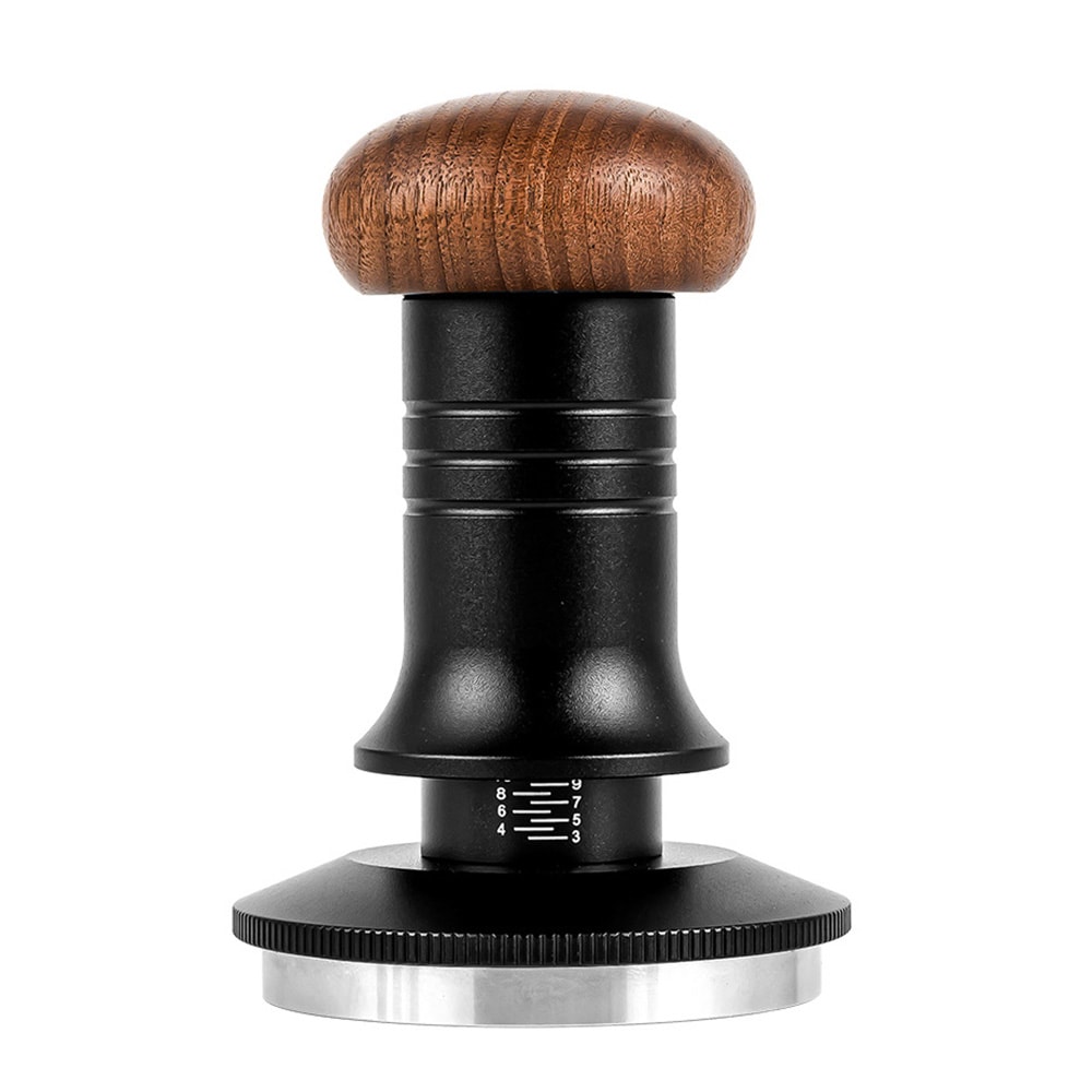 Tamper med justerbart tryk, 58 mm / justerbar espressotamper, 58 mm / kaffetamper med trykregulering