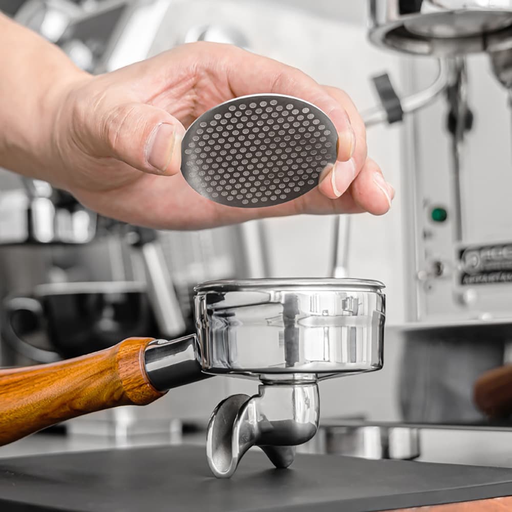 Puckfilter i rustfrit stål 0,7 x 58 mm / puckfilter 58 mm / espresso-puckfilter