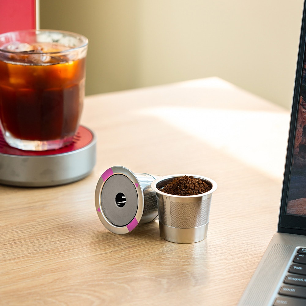 Genanvendelig kaffekapsel i rustfrit stål til Keurig K10PLUS