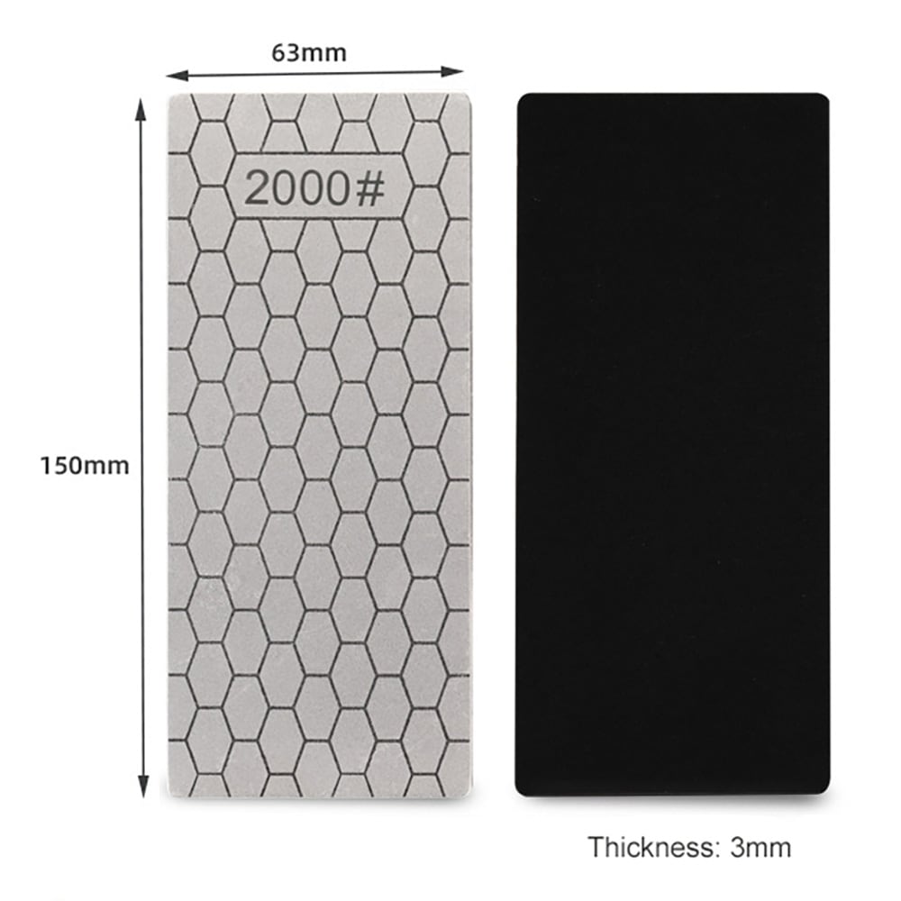 Diamantslibesten 2000# / diamantslibesten 150 x 63 mm / slibesten med diamantoverflade