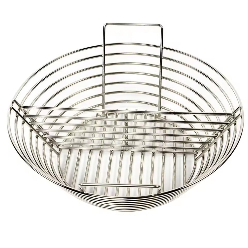 Grillkurv med skillevægge / grillkurv i rustfrit stål med skillevægge