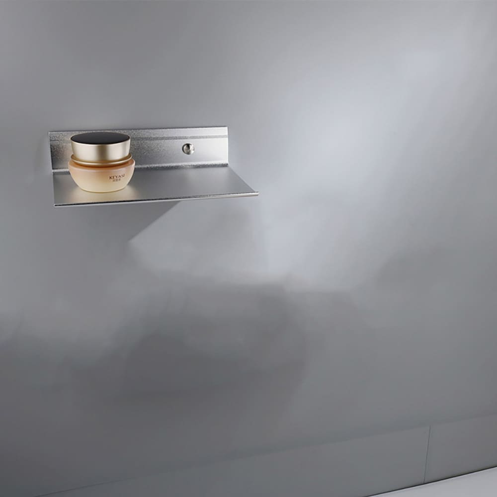 Badeværelseshylde i aluminiumslegering 20 x 13 cm / væghylde til badeværelse / opbevaringshylde