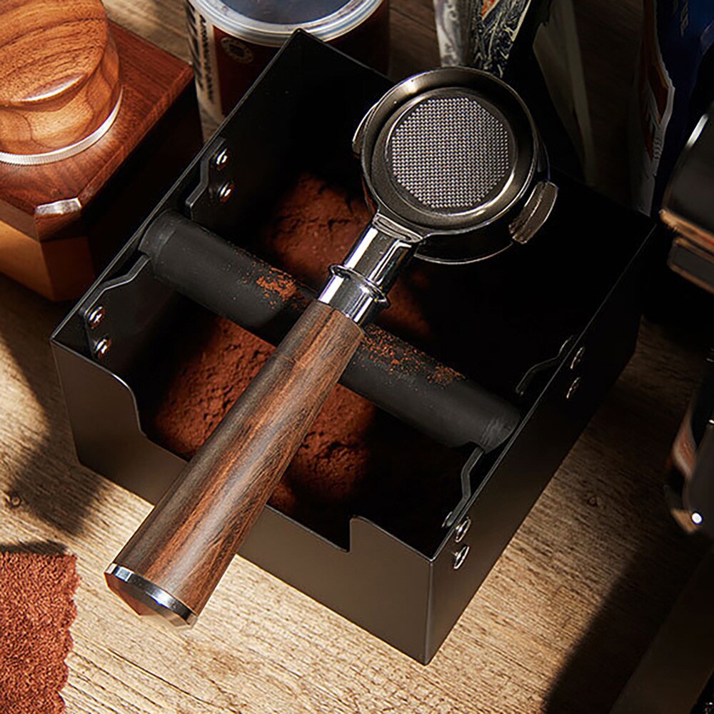 Stor knockbox / Kaffegrumsbeholder / Knockbox til espresso / Knockbox til portafilter