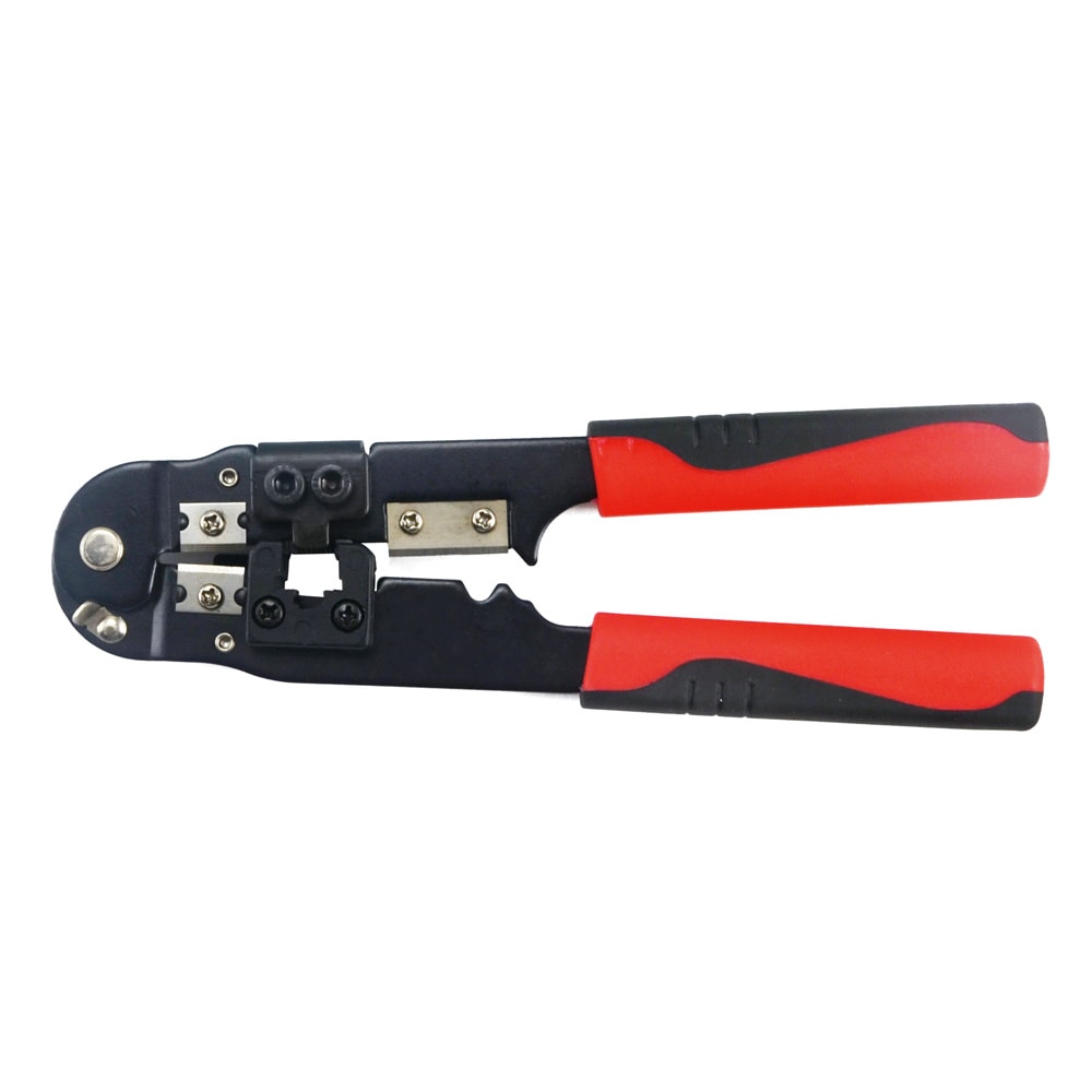 Krympetang RJ45 3-i-1 / netværkstang til RJ45 og 8P8C / kabelafisolering