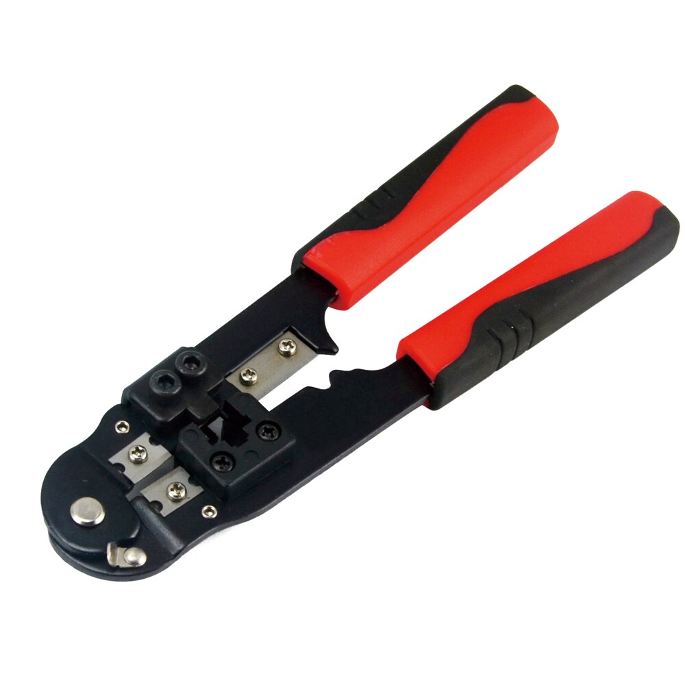 Krympetang RJ45 3-i-1 / netværkstang til RJ45 og 8P8C / kabelafisolering