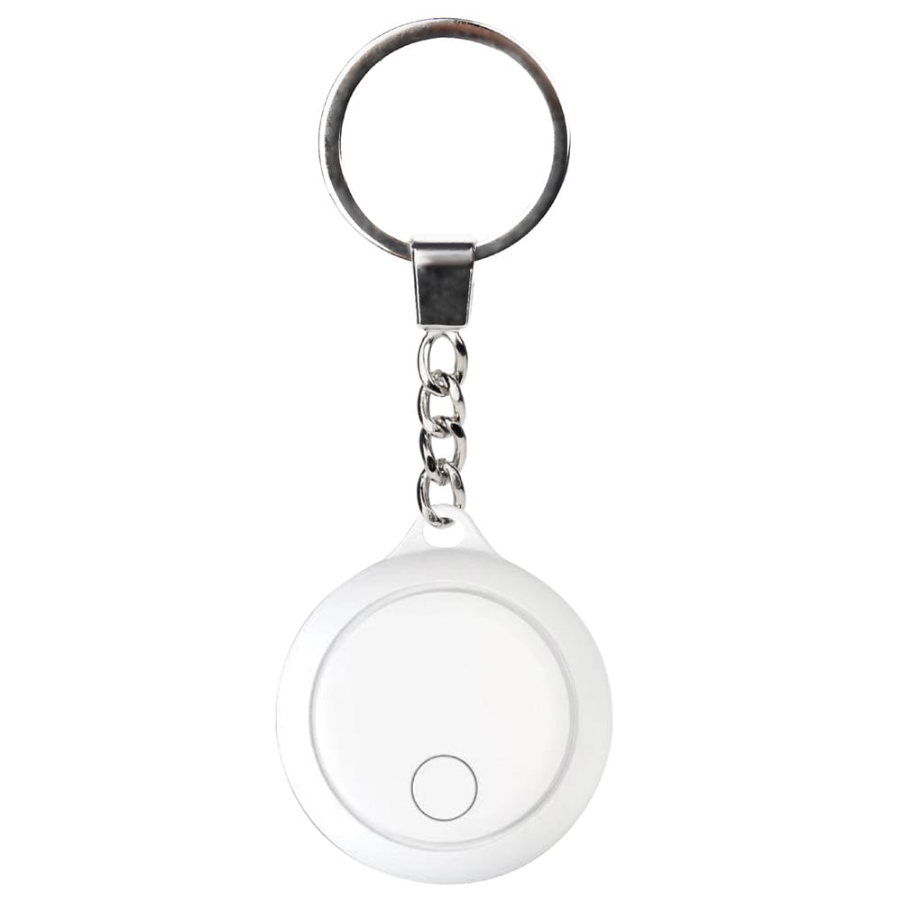 Smart tag til Apple Find / Bluetooth-tracker med højttaler / hvid sporingsbrik