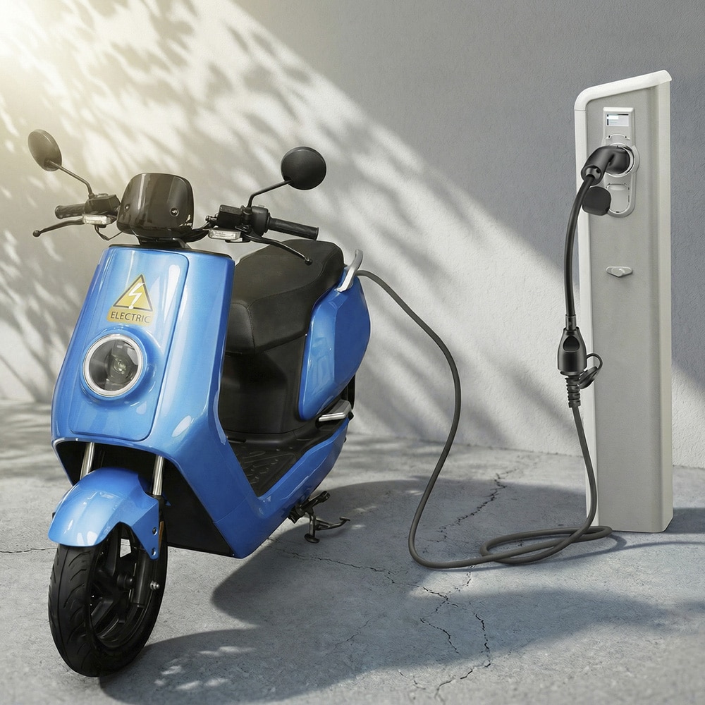 EV-opladningsadapter Type 2 til fransk stik 50 cm / Type 2-adapterkabel til Type E-stik