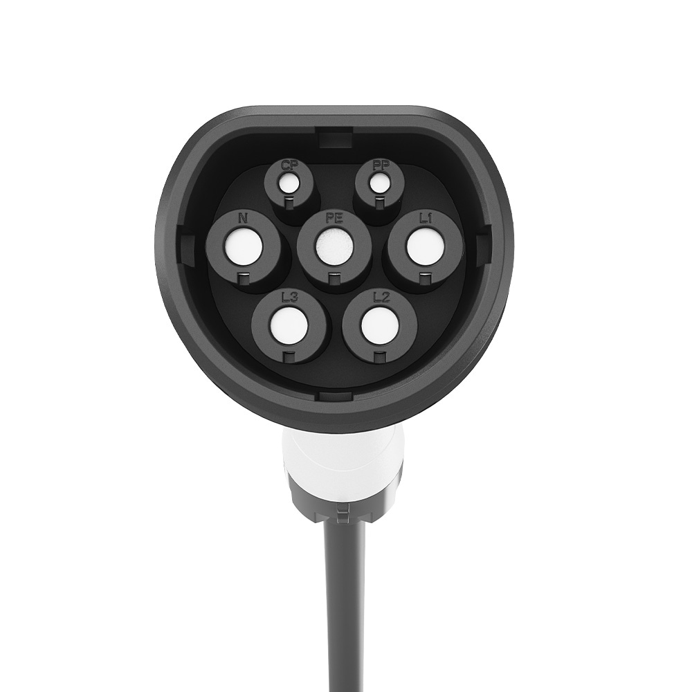 Type 2-ladekabel til elbil / 8 m EV-kabel 16 A 3,7 kW / 1-faset opladning
