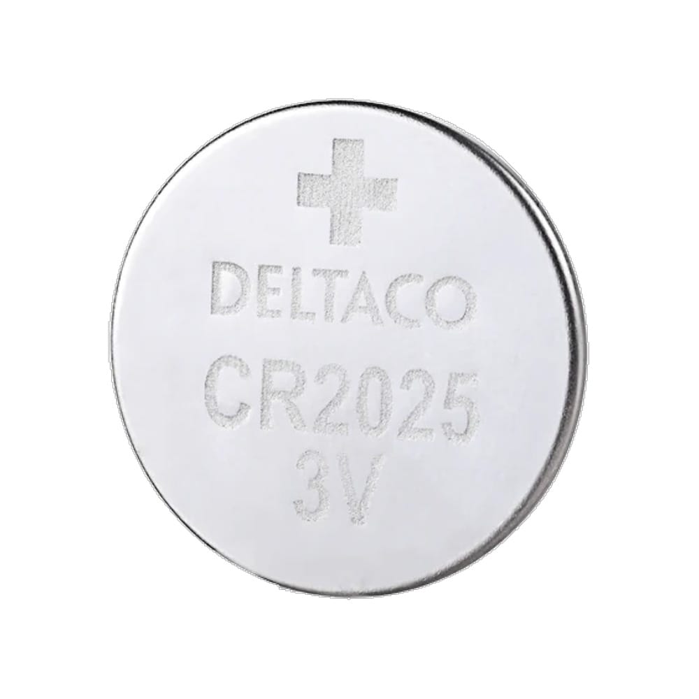Deltaco Ultimate Lithium CR2025 knapcellebatteri / CR2025 batteri / Lithium knapcelle 3 V