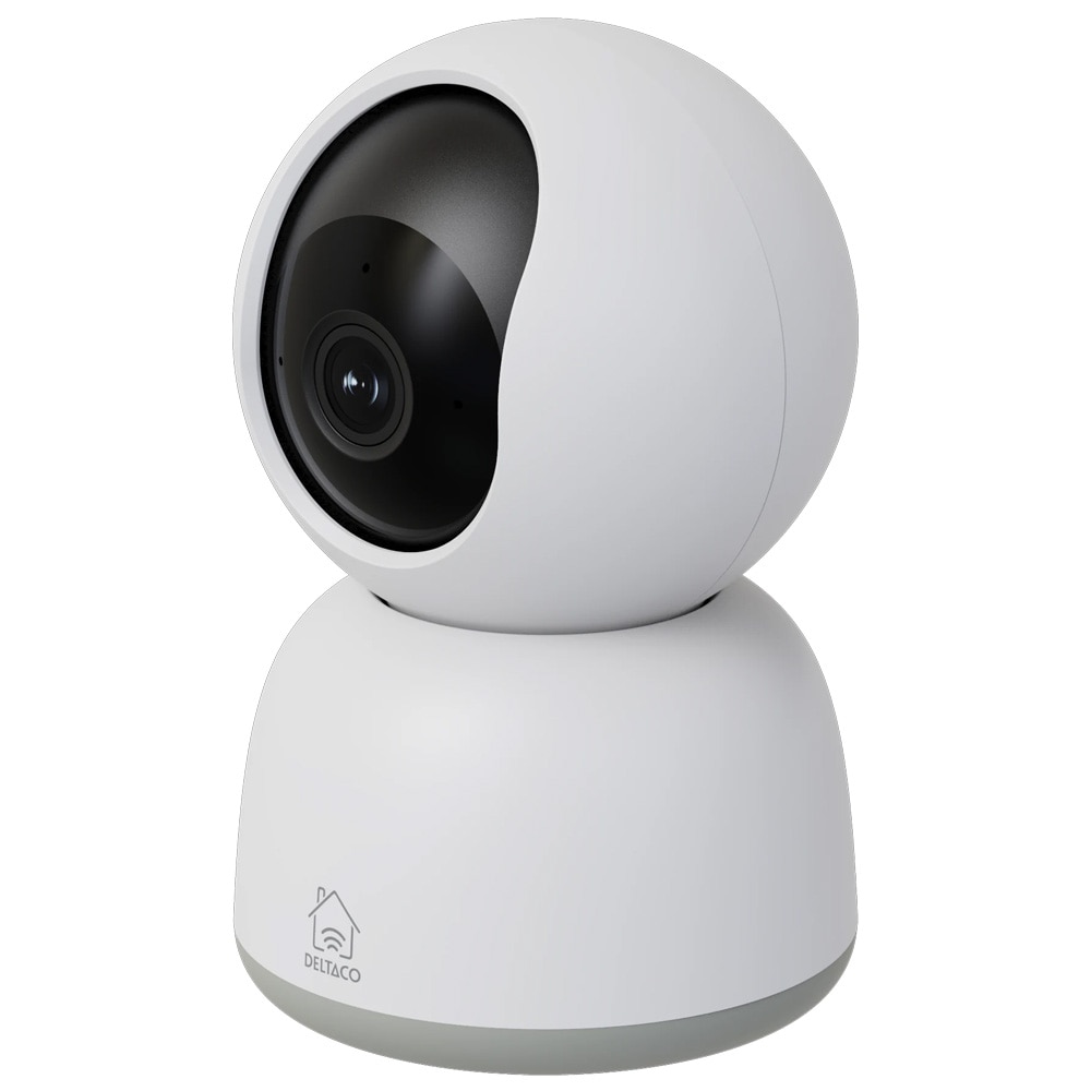 Deltaco Smart WiFi-kamera med panorerings- og tiltfunktion / WiFi-kamera med nattesyn