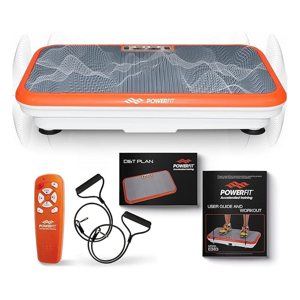 Vibroshaper Powerfit fitness-vibrationsplade / Vibrationsplade til hjemmetræning