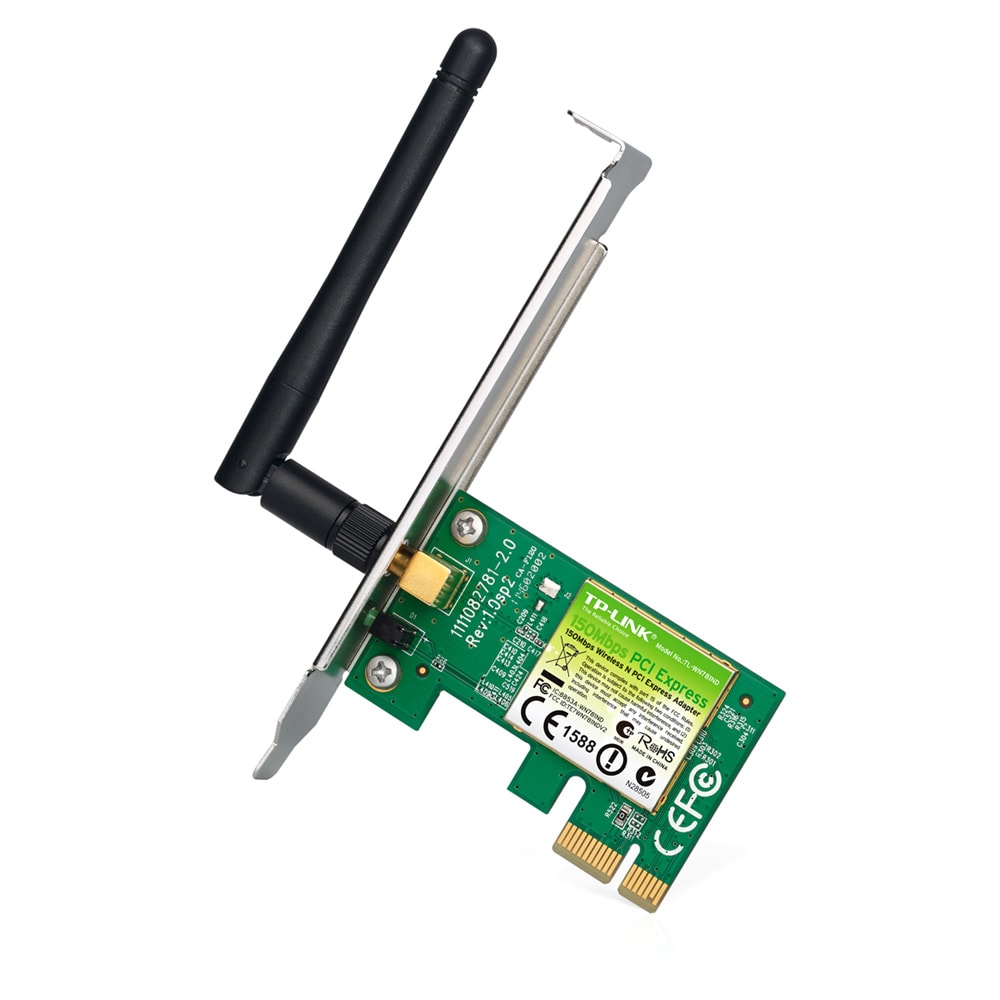 TP-LINK WLAN 150MBit PCIe-adapter Lite-N / Wi-Fi PCI-E-adapter 2,4 GHz