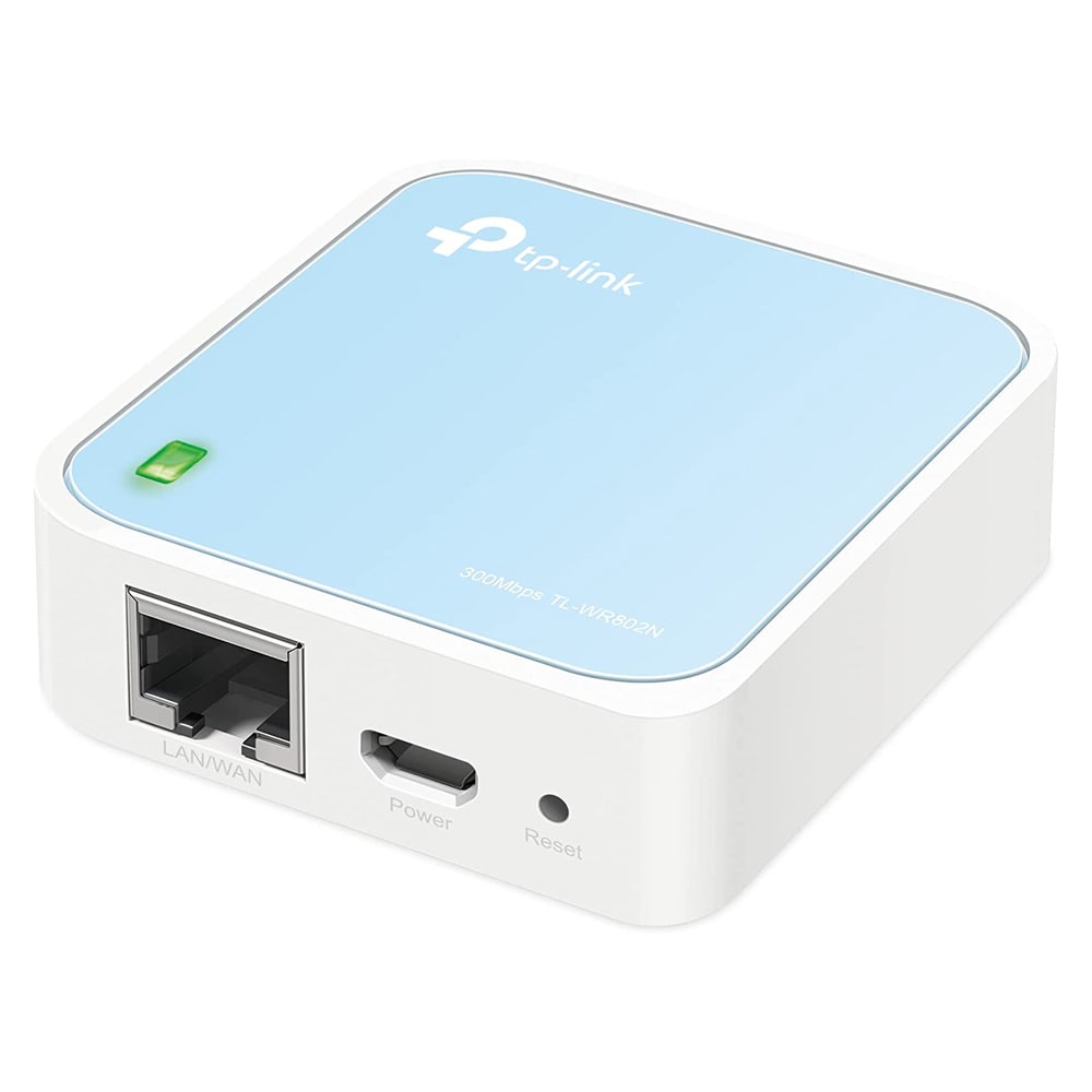 TP-Link TL-WR802N rejserouter / trådløs lommerouter 300 Mbit/s / WiFi-router til rejse