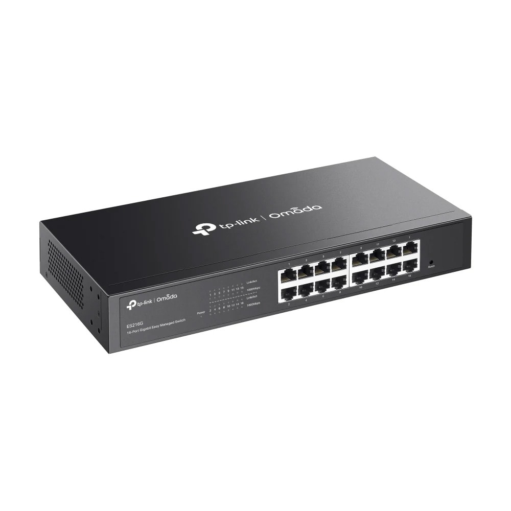 TP-LINK Switch Omada ES216G 16xGBit / Administreret 16-ports gigabit-switch