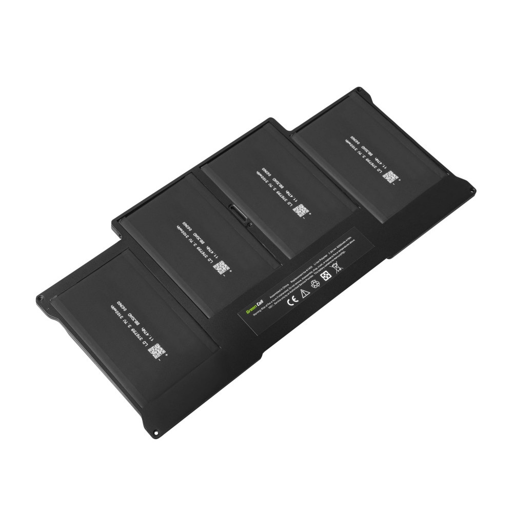 Green Cell A1377 A1405 A1496 batteri til Apple MacBook Air 13 / erstatningsbatteri