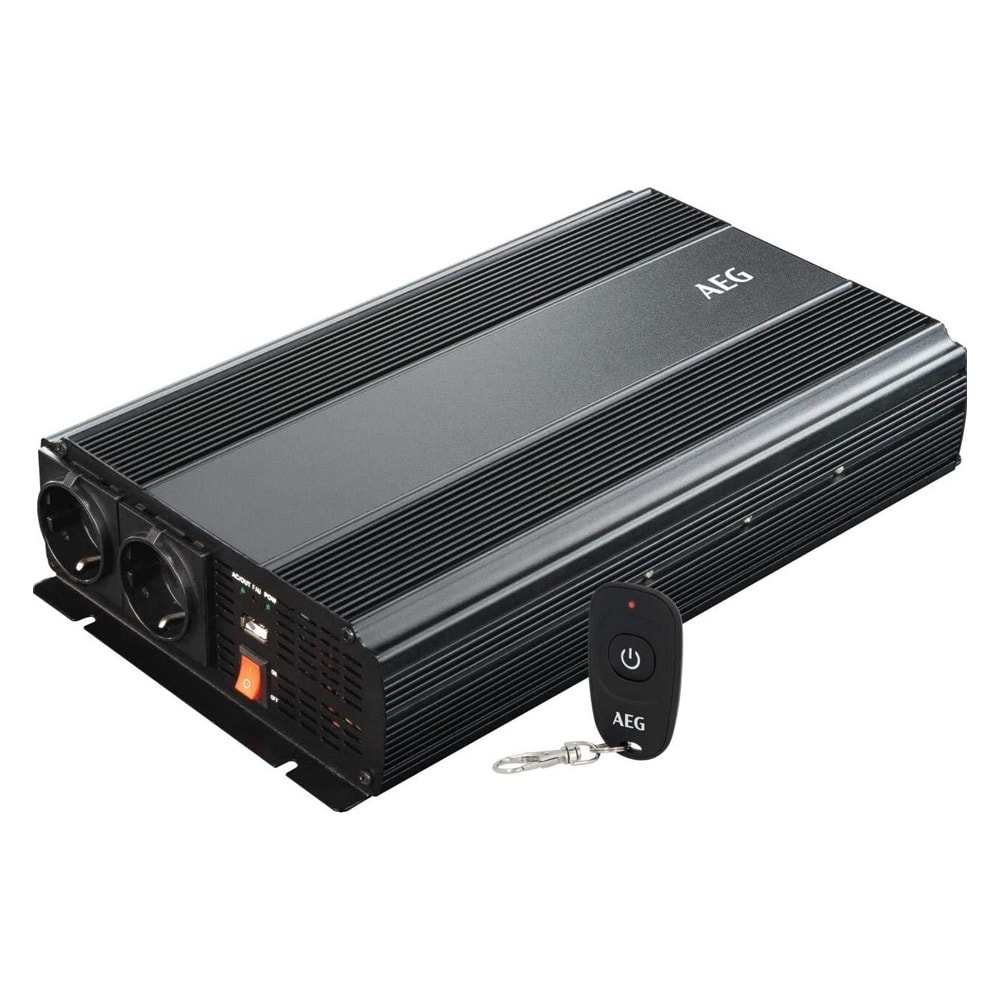 AEG 10058 Inverter 1500 W 230 V / spændingsomformer 12 V til 230 V / inverter 1500 W