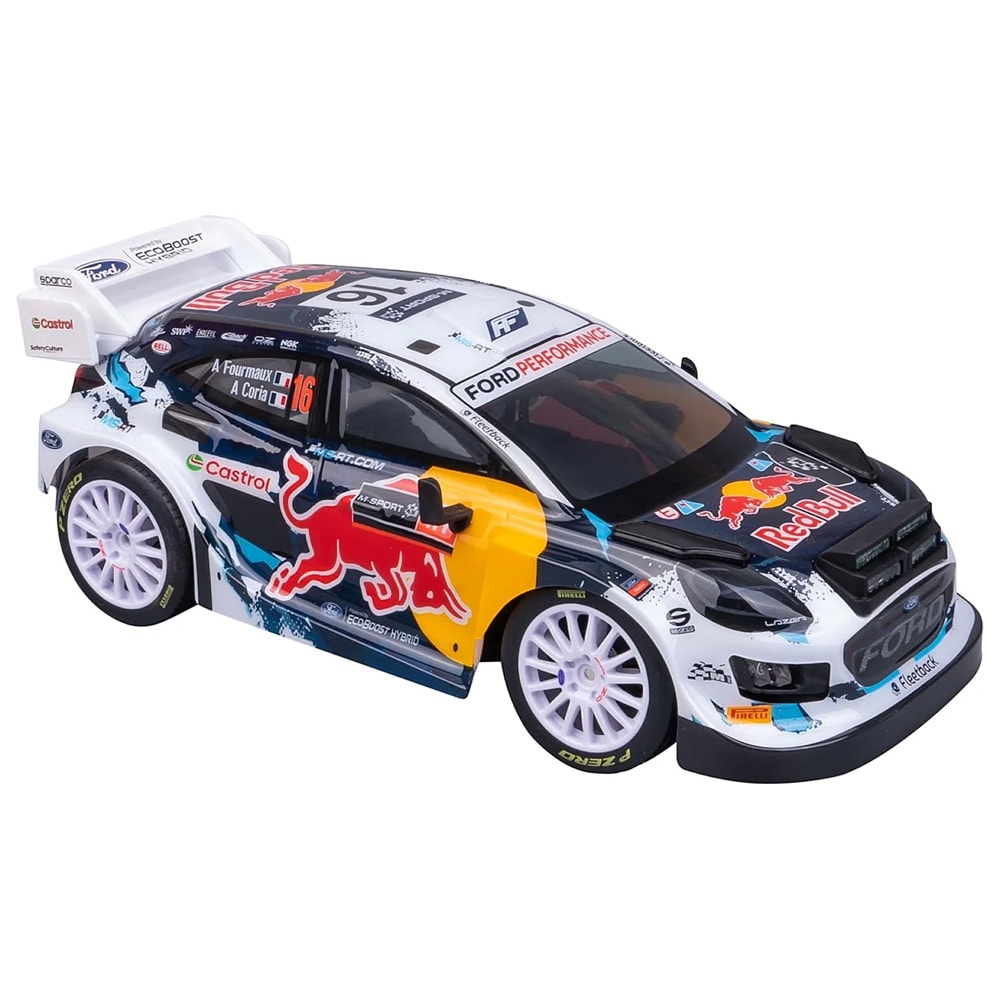 Nikko Ford Puma M-sport Hybrid Rally fjernstyret bil / fjernstyret rallybil / RC-bil med LED-forlygter