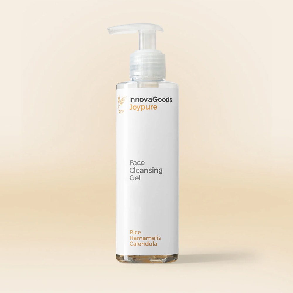 Rensende ansigtsgel Rice Joypure 200 ml / vegansk ansigtsrens med riseekstrakt
