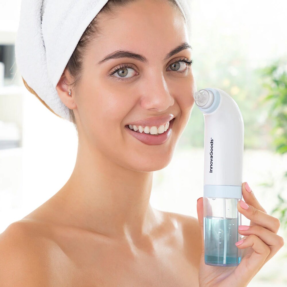 Genopladelig hydro-ansigtsrenser / porerenser med vand / hydro-cleanser med 6 mundstykker