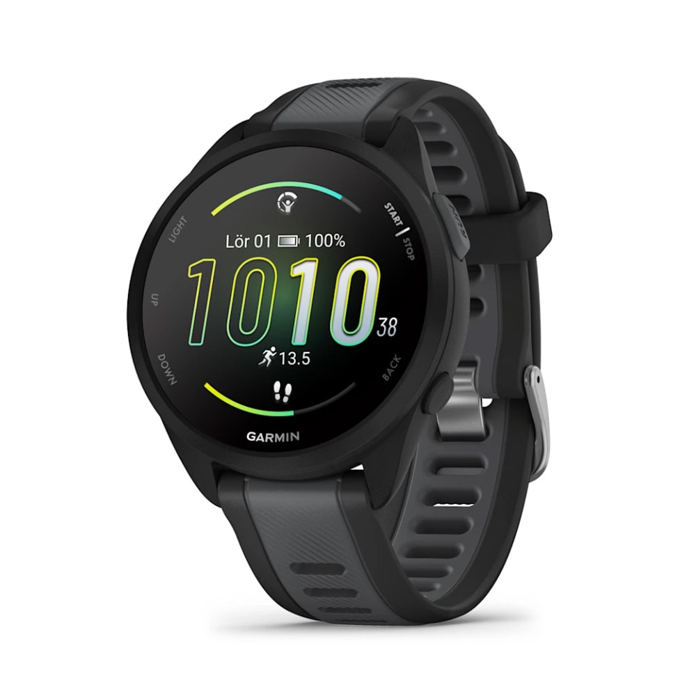 Garmin Forerunner 165 Music GPS-smartwatch / løbeur med pulsmåling / sort pulsur med musik
