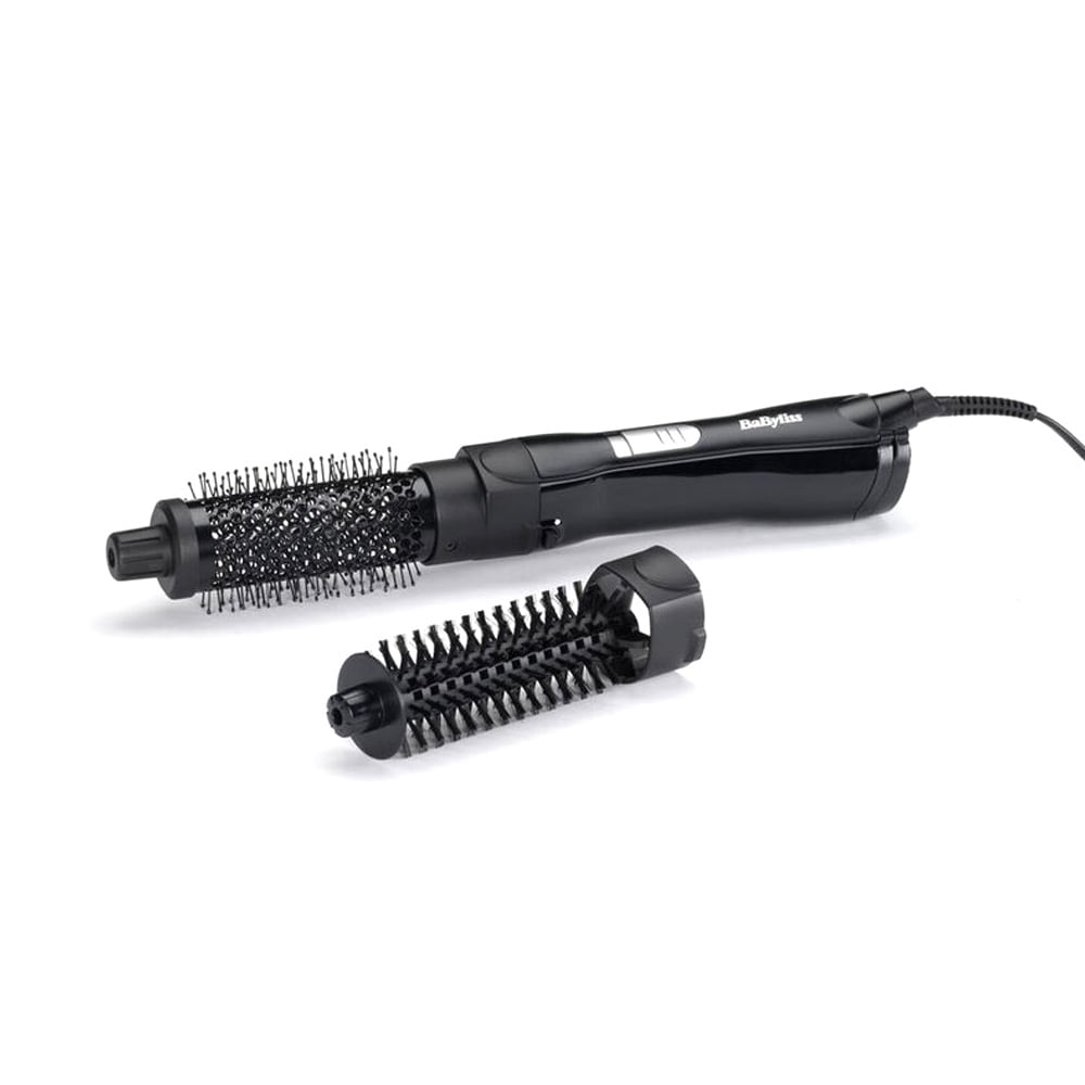 BaByliss Shape & Smooth AS82E varmluftsbørste / 800 W volumenbørste / keramisk stylingbørste med 2 børstehoveder
