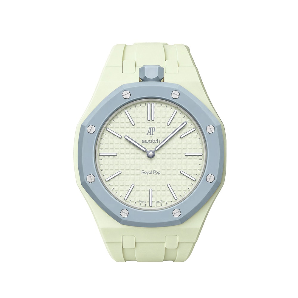 Silikonearmbånd og beskyttelsesetui til AP x Swatch Royal Pop 12 O'clock – Lime