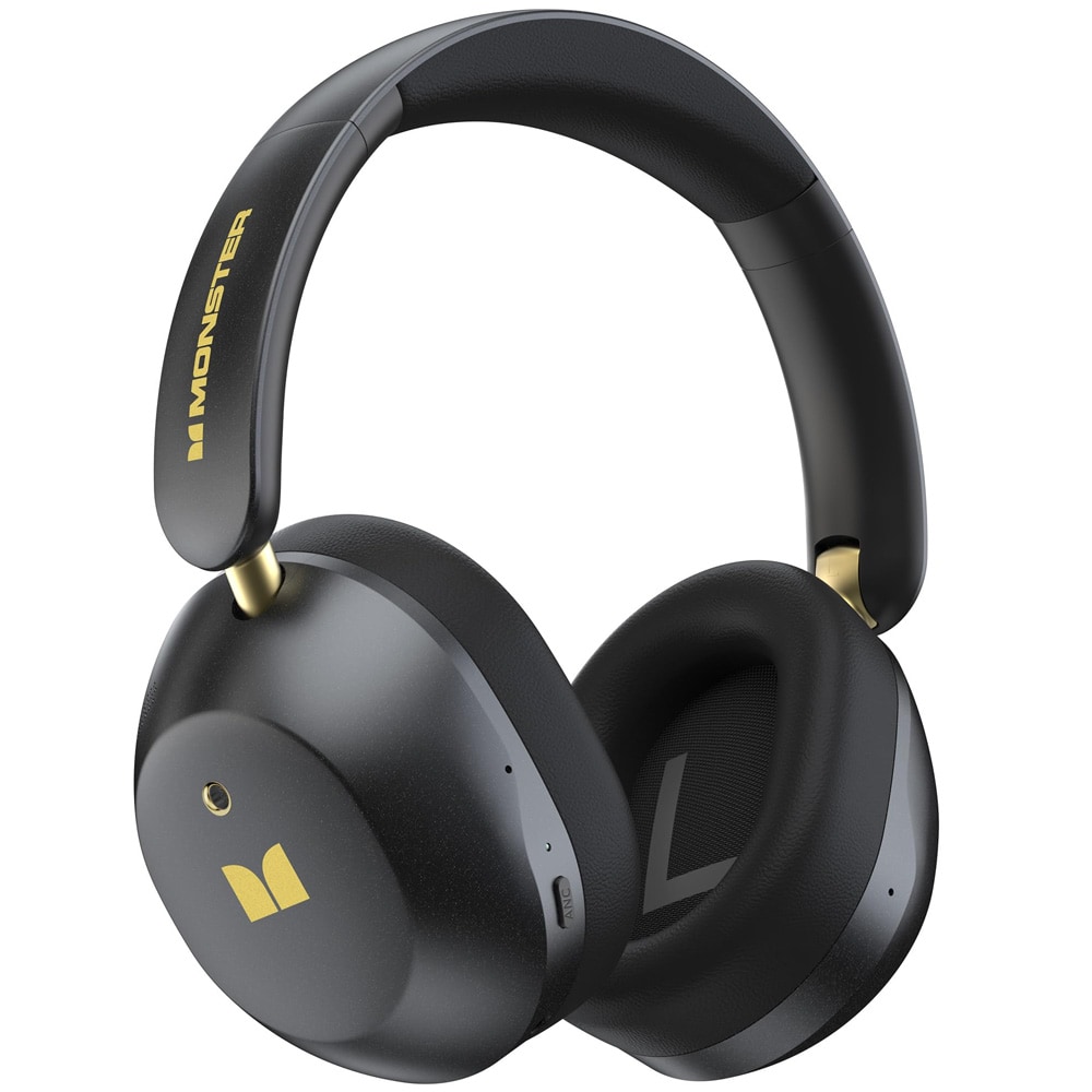Monster Persona 6th Bluetooth-hovedtelefoner med ANC – Svart / Bluetooth-headset med støjreduktion