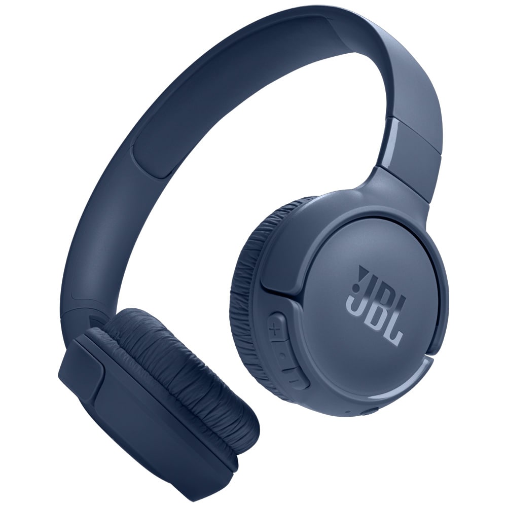 JBL Tune 520BT Bluetooth-hovedtelefoner JBLT520BTBLU – Blå / Trådløse on-ear-hovedtelefoner