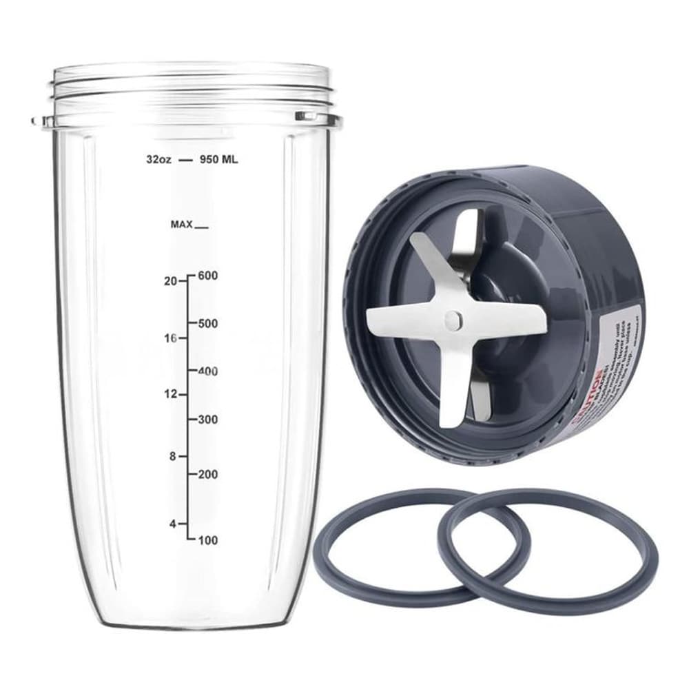 Blenderbeholder og knuseblad til Nutribullet / 4-i-1-reservedelssæt til Nutribullet