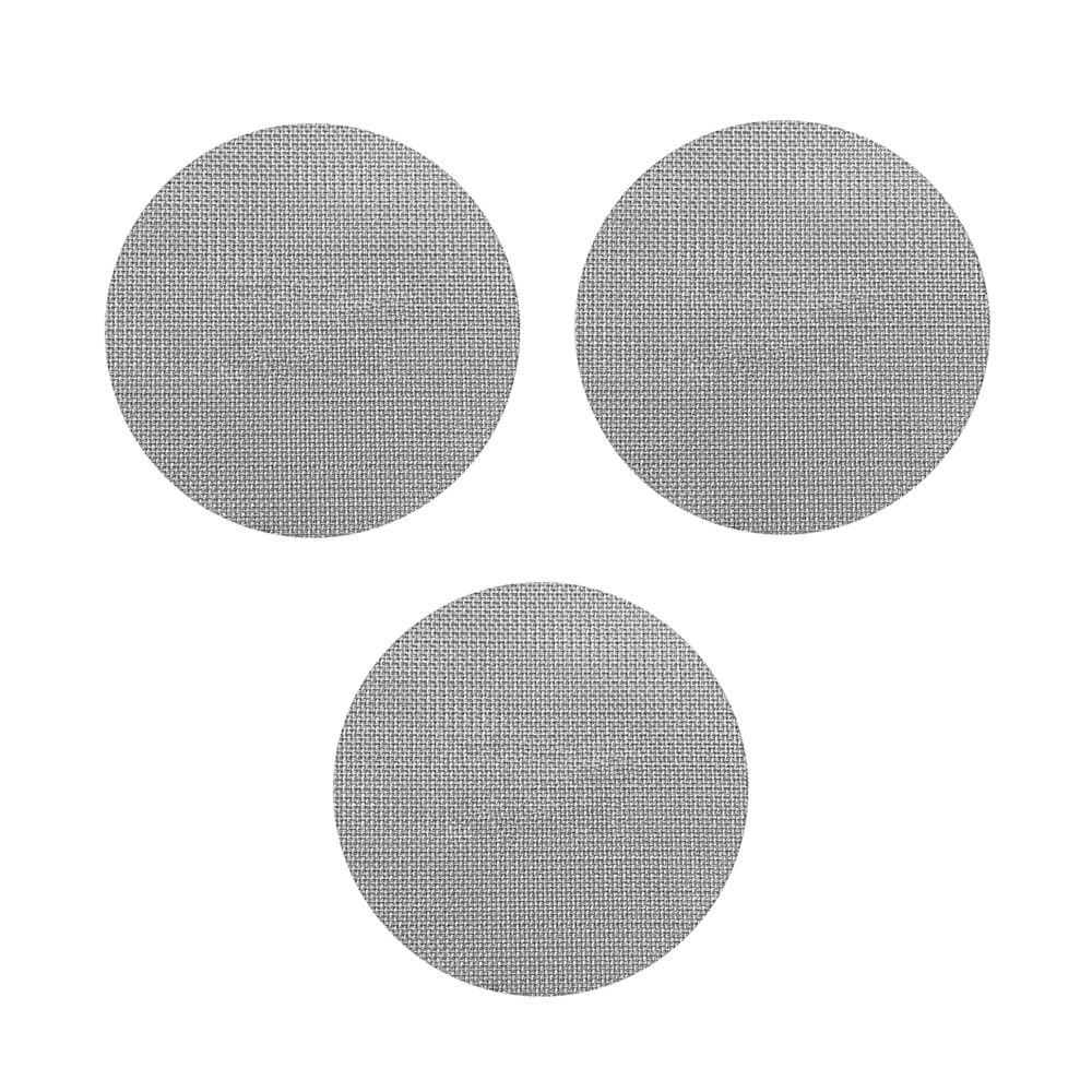 Puckfilter 58,5 mm 3-pak / espresso puck screen i 316 rustfrit stål 150 μm / espressofilter – sølv