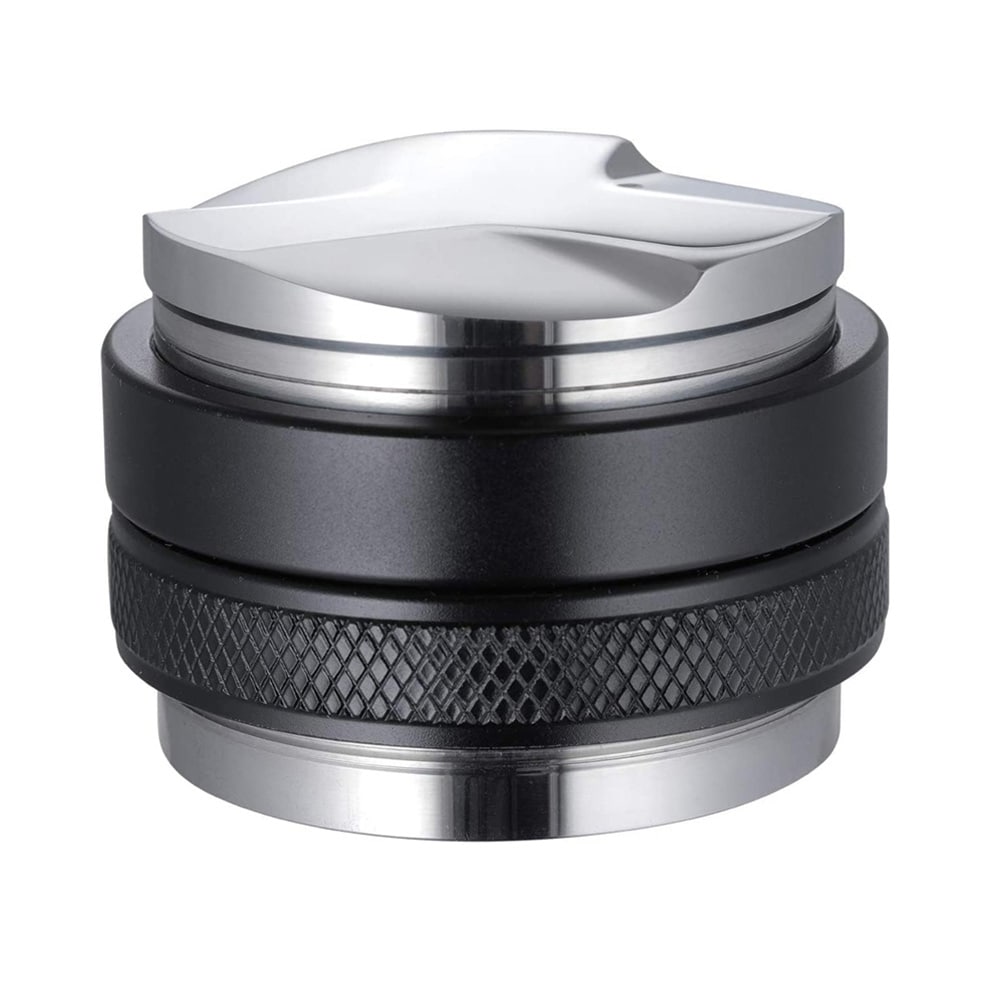 2-i-1 kaffefordeler og tamper 53 mm / justerbart espressoværktøj til 53–54 mm portafiltre / baristatilbehør