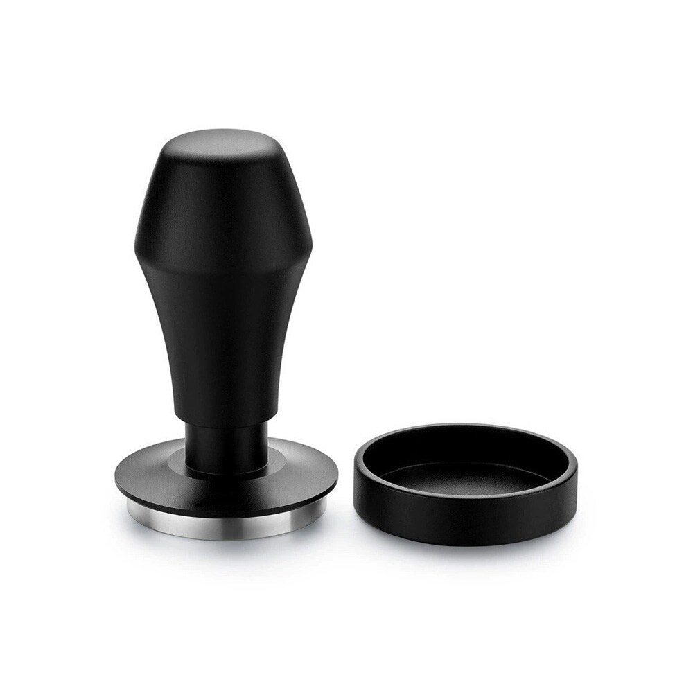 Fjederbelastet kaffetamper 58 mm / tamper med flad bund / espressotilbehør og baristaudstyr