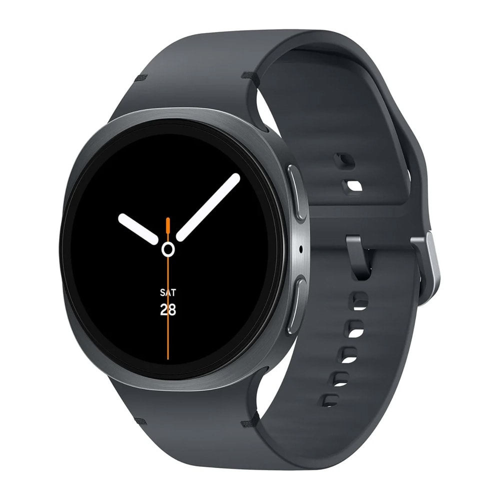 Samsung Galaxy Watch8 44 mm LTE grafit / AI-smartwatch med eSIM og 32 GB lagerplads – Refurbished