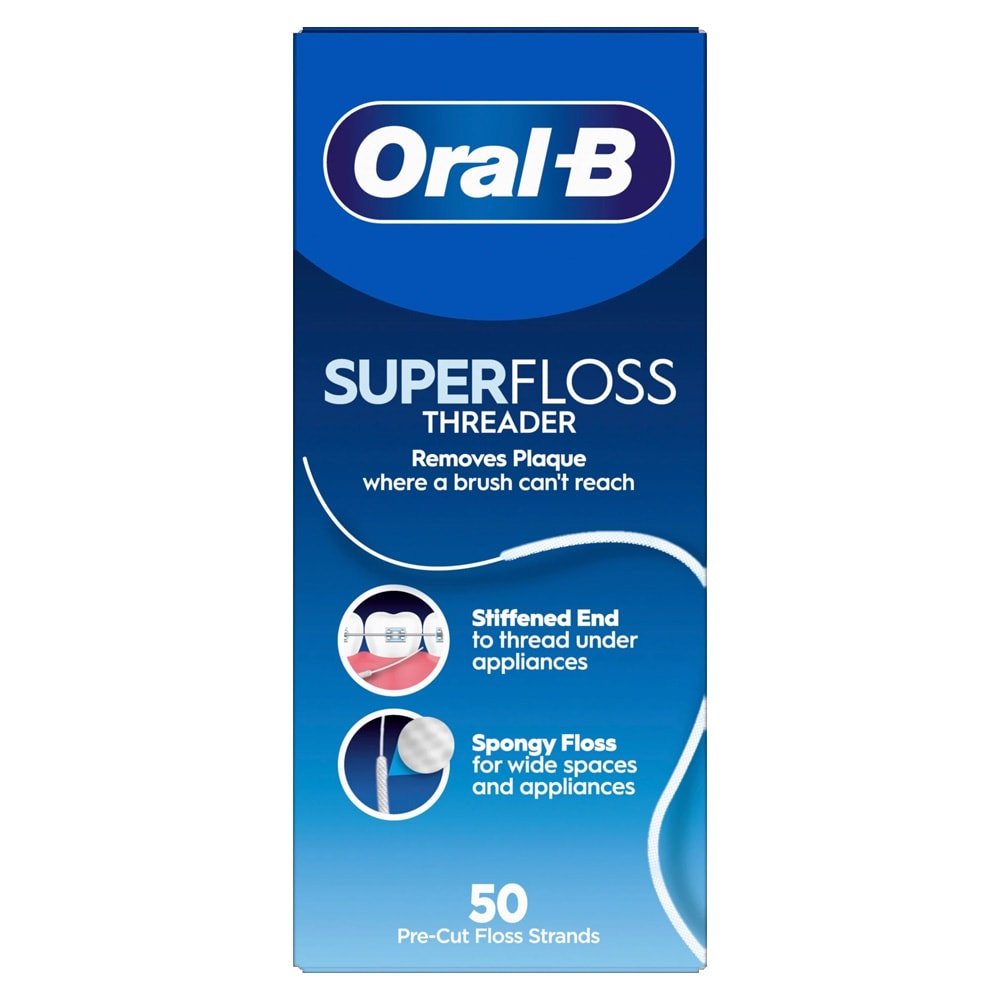 Braun Oral-B Superfloss tandtråd, 2-pak / Tandtråd / Specialtandtråd