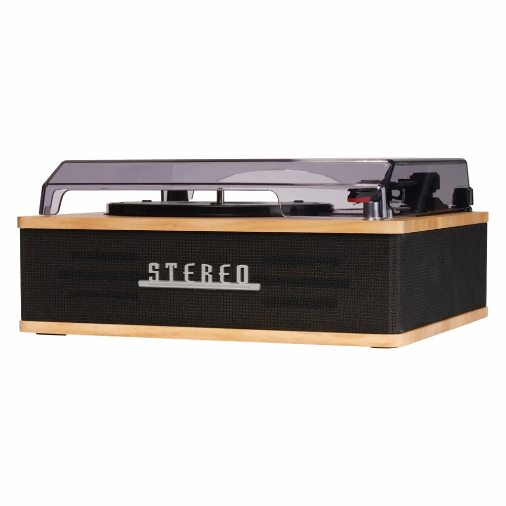 Denver VPB-262LW retropladespiller med Bluetooth / vinylafspiller med indbyggede højttalere / LP-afspiller
