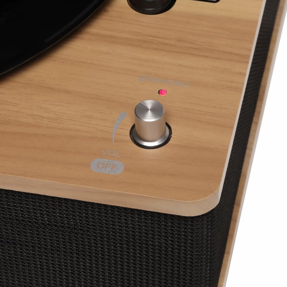Denver VPB-262LW retropladespiller med Bluetooth / vinylafspiller med indbyggede højttalere / LP-afspiller