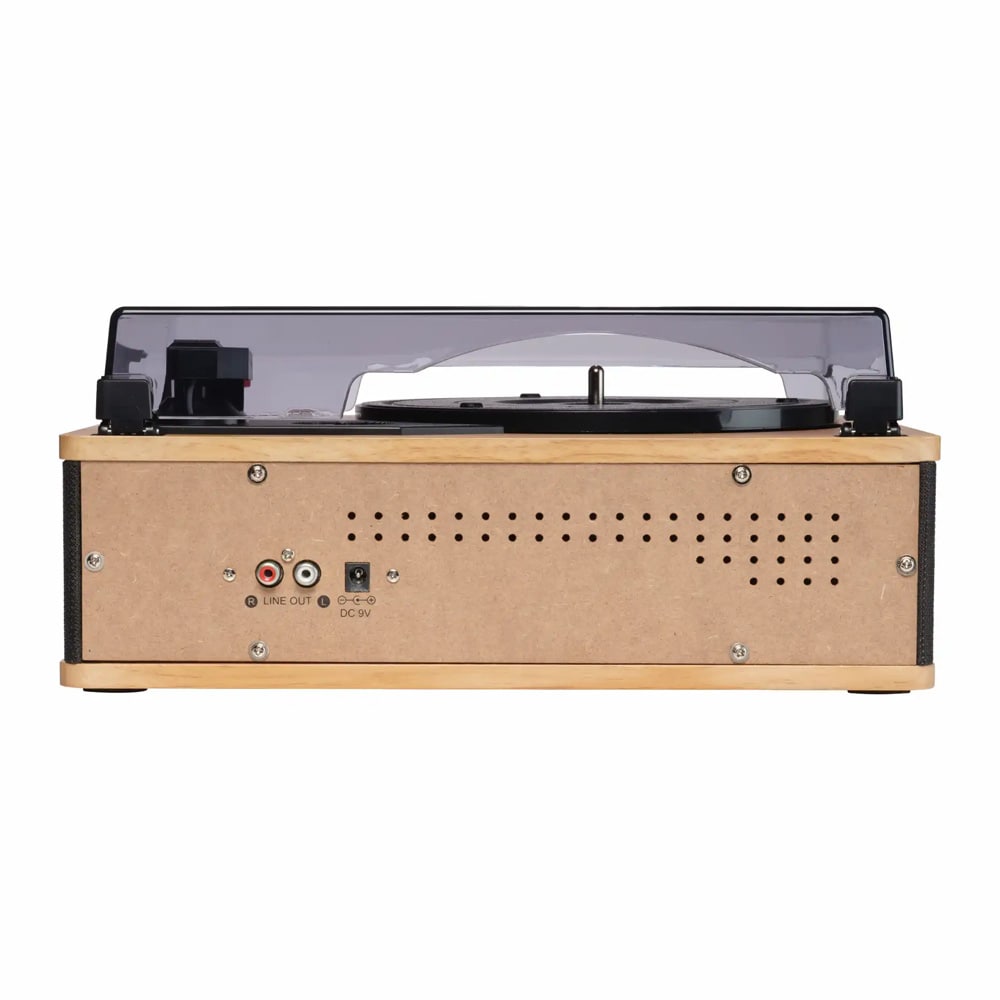 Denver VPB-262LW retropladespiller med Bluetooth / vinylafspiller med indbyggede højttalere / LP-afspiller