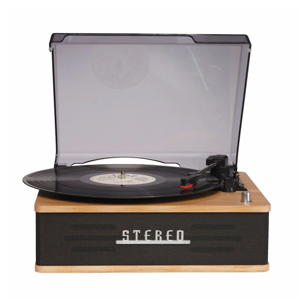 Denver VPB-262LW retropladespiller med Bluetooth / vinylafspiller med indbyggede højttalere / LP-afspiller