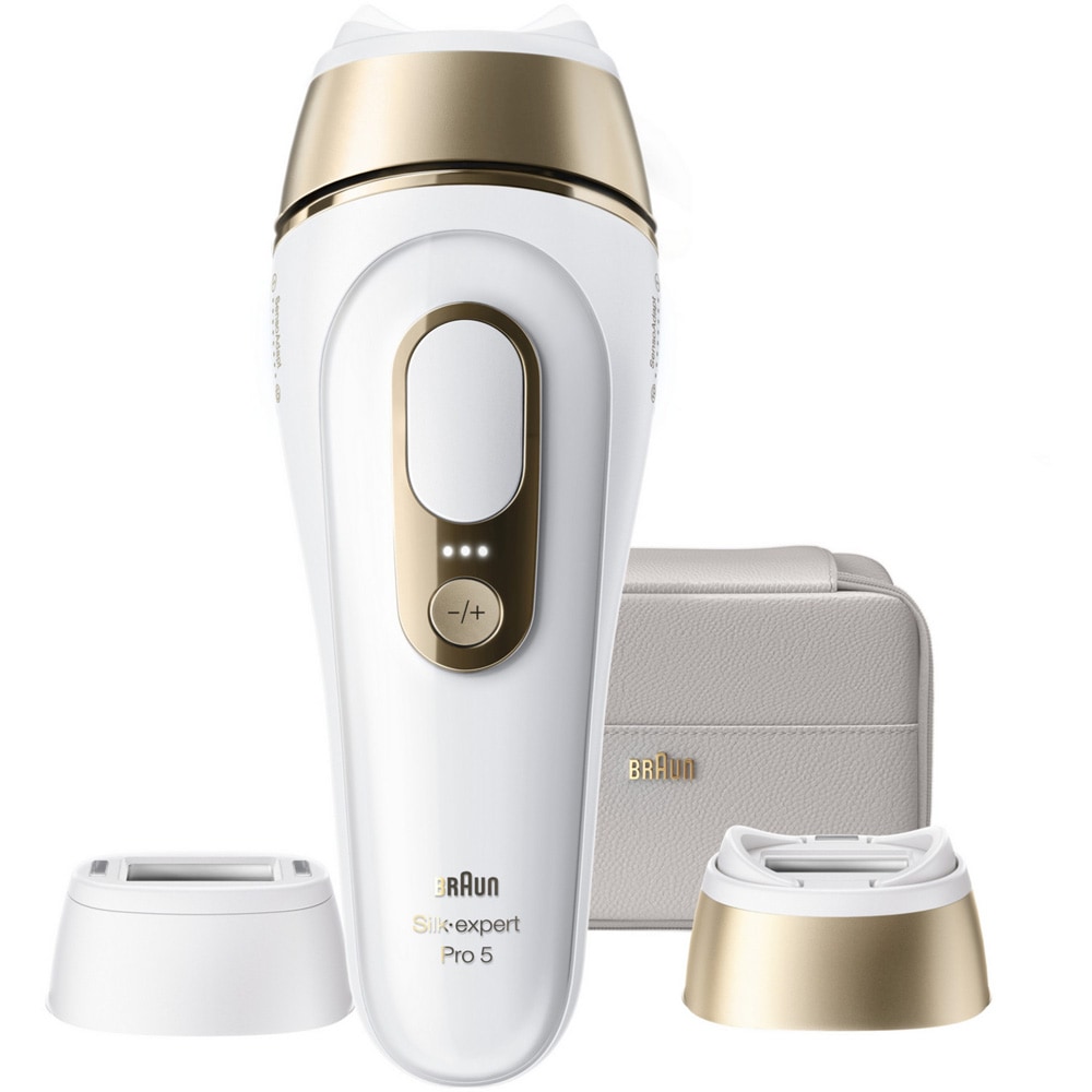 Braun Silk·expert Pro 5 PL5210 IPL-hårfjerner / lysepilator med hudtonesensor og Smart Flex-hoved / epilator