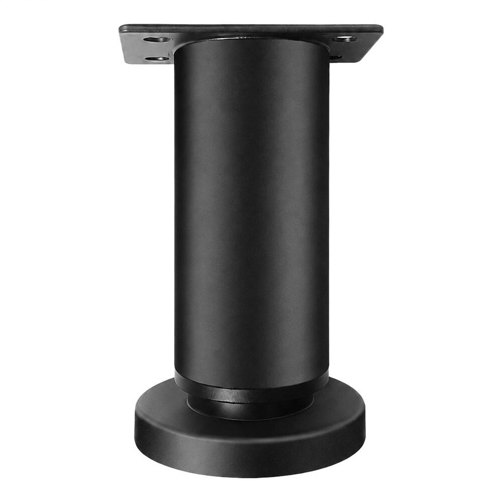 Justerbart møbelben 8–12 cm – Svart / Møbelstøtte / Højdejusterbart møbelben