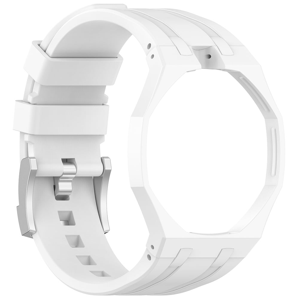 Urem manchet i silikone til Swatch × Audemars Piguet – Hvid / Urem manchet / Smartwatch-rem