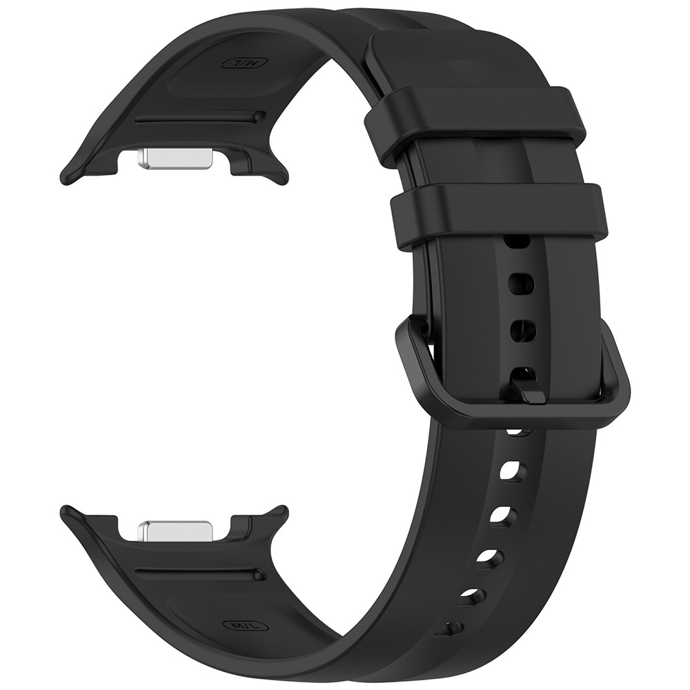 Silikonearmbånd til Samsung Galaxy Watch9 – Svart, størrelse S / Armbånd / Armbånd til smarture