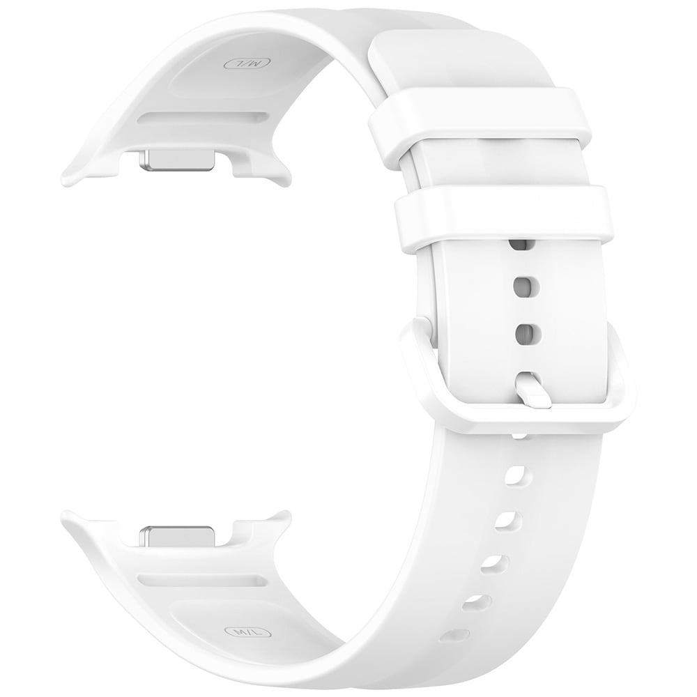 Silikonearmbånd til Samsung Galaxy Watch9 – Hvid, størrelse S / Armbånd / Armbånd til smarture