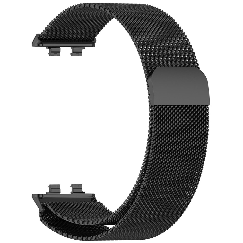Magnetisk armbånd i metal til Huawei Band 11 Pro – Svart / Metalarmbånd / Magnetrem