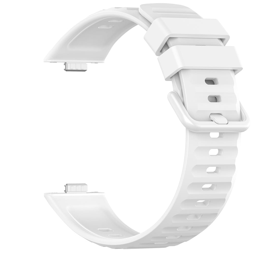 Silikonearmbånd til Huawei Watch Fit5 Pro – Hvid / Silikonearmbånd / Armbånd til smartur
