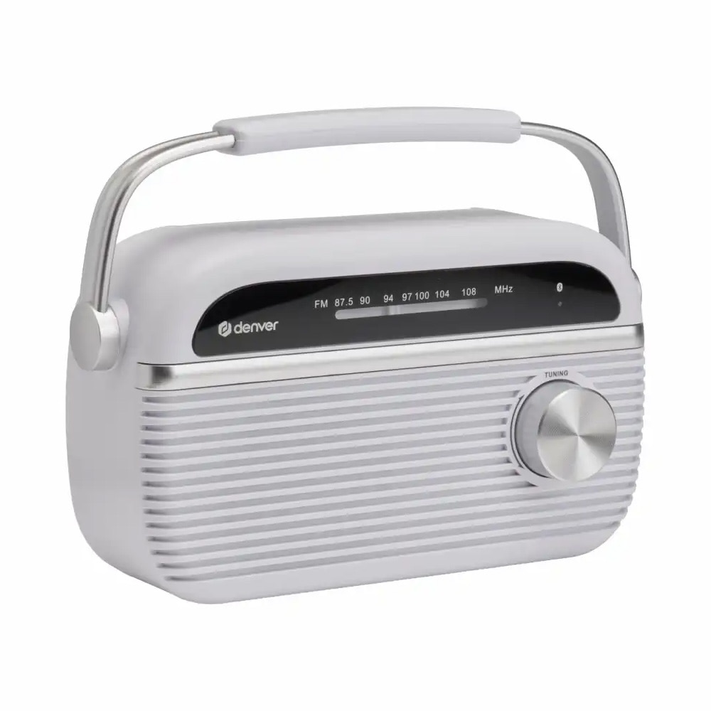 FM-radio med Bluetooth – Hvid / FM-radio / Bluetooth-radio