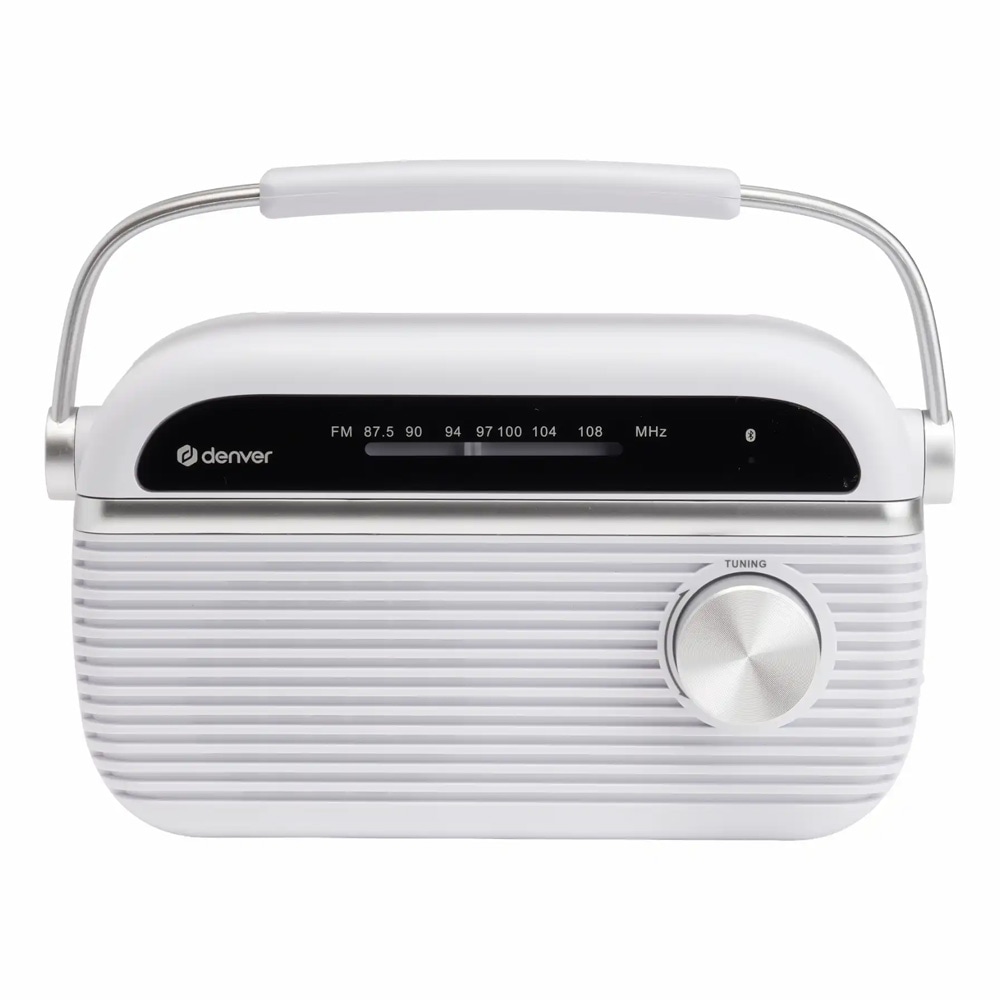 FM-radio med Bluetooth – Hvid / FM-radio / Bluetooth-radio