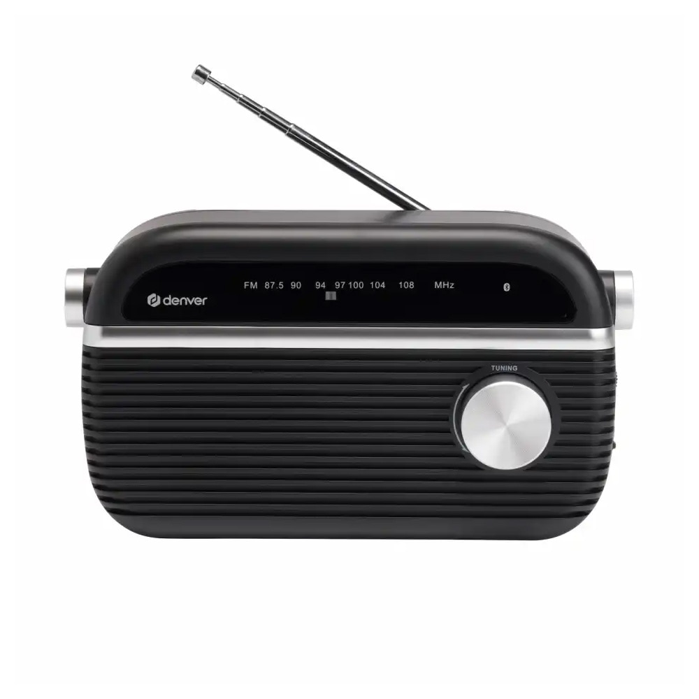 FM-radio med Bluetooth – Svart / FM-radio / Bluetooth-radio